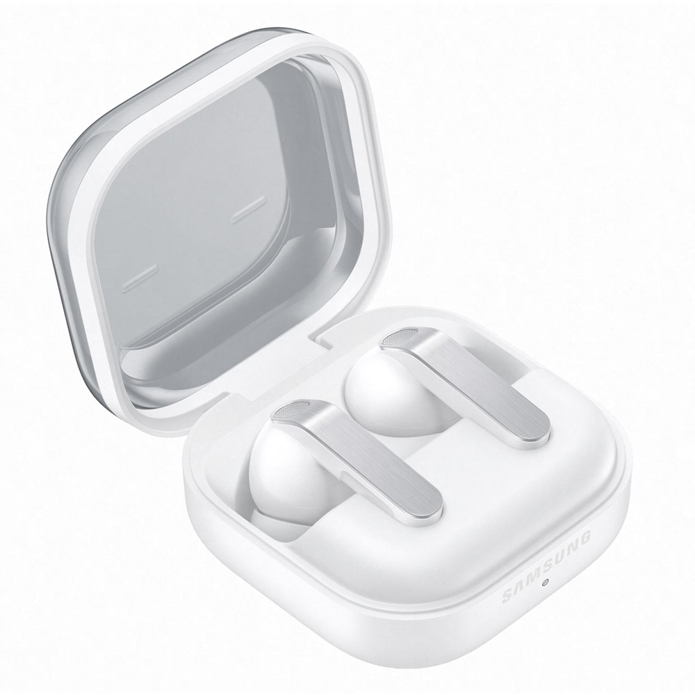 هدفون بلوتوثی سامسونگ مدل Galaxy Buds 4 Pro با نویز کنسلینگ فعال ANC، نویز کنسلینگ میکروفون ENC و صدای محیطی، میکروفون سهگانه، درایور 11 میلیمتری، بلوتوث 6.1، شارژ بیسیم و مقاومت در برابر آب IP67
