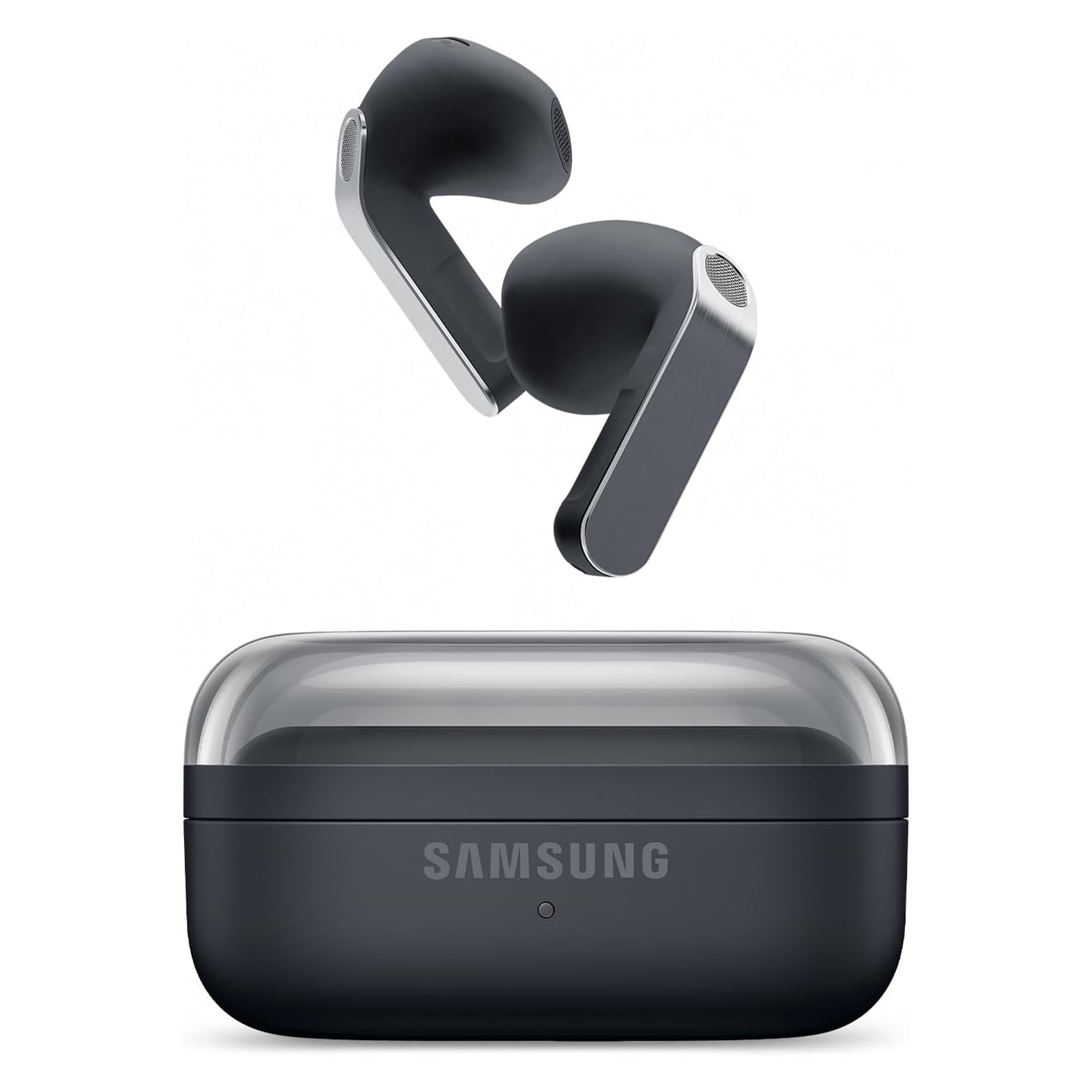 هدفون بلوتوثی سامسونگ Galaxy Buds 4 با نویز کنسلینگ فعال و میکروفون سه‌گانه، درایور 11 میلی‌متری، اتصال هم‌زمان به چند دستگاه، صدای 360 درجه و Hi-Fi 24 بیت، شارژدهی تا 30 ساعت