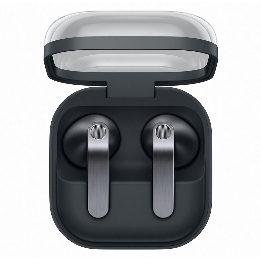 هدفون بلوتوثی سامسونگ Galaxy Buds 4 با نویز کنسلینگ فعال و میکروفون سه‌گانه، درایور 11 میلی‌متری، اتصال هم‌زمان به چند دستگاه، صدای 360 درجه و Hi-Fi 24 بیت، شارژدهی تا 30 ساعت