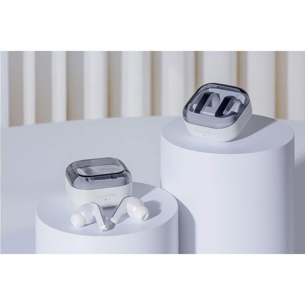 هدفون بلوتوثی سامسونگ مدل Galaxy Buds 4 Pro با نویز کنسلینگ فعال ANC، نویز کنسلینگ میکروفون ENC و صدای محیطی، میکروفون سهگانه، درایور 11 میلیمتری، بلوتوث 6.1، شارژ بیسیم و مقاومت در برابر آب IP67
